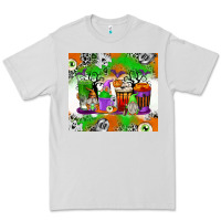 Dove Grey Halloween Coffee Cups Premium Tee - texasbilliewilder