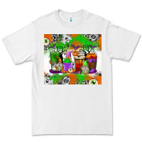 White Halloween Coffee Cups Premium Tee - texasbilliewilder