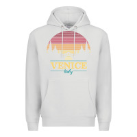 Dove Grey venice italy   vintage retro italian travel souvenir gift pullover hoo Premium Hoodie - longCreatives