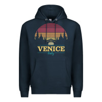 Venice Italy   Vintage Retro Italian Travel Souvenir Gift Pullover Hoo Premium Hoodie | Teevron