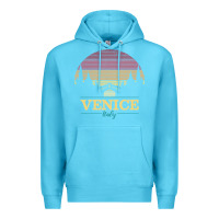Ocean Blue venice italy   vintage retro italian travel souvenir gift pullover hoo Premium Hoodie - longCreatives