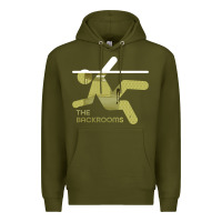 Army Green The Backrooms graphic Premium Hoodie - longCreatives