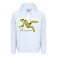 White The Backrooms graphic Premium Hoodie - longCreatives