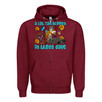 Burgundy easter a lot can happen in three days western sunflowers Zipper Hoodie - Artiststas