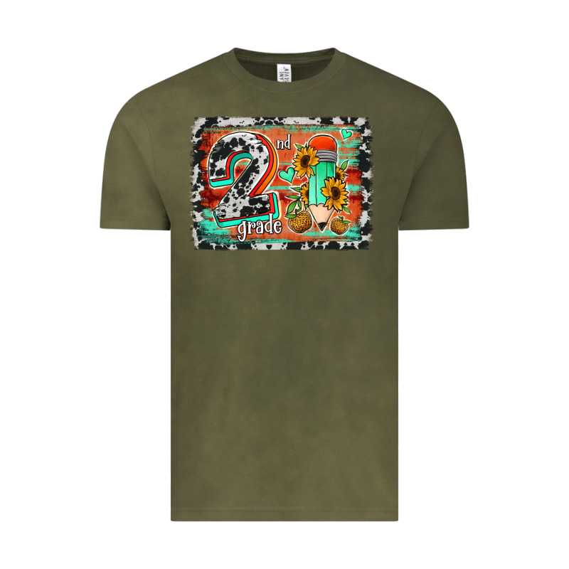 Western Back To School 2nd Grade 2 Vintage Tee by Jasminsmagicworld | Teevron