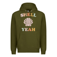 Army Green vintage retro shell yeah beach tropical vacation gifts t shirt Premium Hoodie - longCreatives