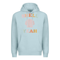 Blue Mist vintage retro shell yeah beach tropical vacation gifts t shirt Premium Hoodie - longCreatives