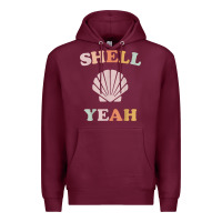 Burgundy vintage retro shell yeah beach tropical vacation gifts t shirt Premium Hoodie - longCreatives