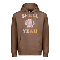 Chestnut vintage retro shell yeah beach tropical vacation gifts t shirt Premium Hoodie - longCreatives