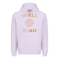 Lilac vintage retro shell yeah beach tropical vacation gifts t shirt Premium Hoodie - longCreatives