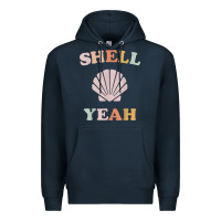 Navy vintage retro shell yeah beach tropical vacation gifts t shirt Premium Hoodie - longCreatives