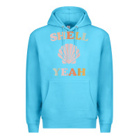 Ocean Blue vintage retro shell yeah beach tropical vacation gifts t shirt Premium Hoodie - longCreatives
