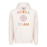 Pale Pink vintage retro shell yeah beach tropical vacation gifts t shirt Premium Hoodie - longCreatives
