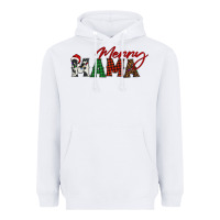 White merry mama Heavyweight Hoodie - BarkalooDesign