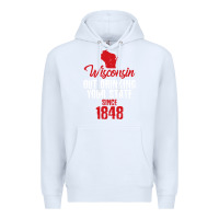White Wisconsin Out Drinking Your State Since 1848 Premium Hoodie - longCreatives