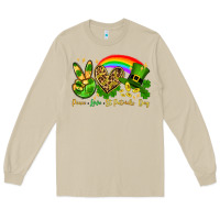 Peace Love St. Patrick's Day Long Sleeve Tee | Teevron