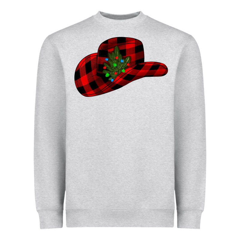 Cowboy Christmas Heavyweight Sweatshirt by CowhideDigitalArt | Teevron
