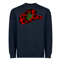 Navy cowboy christmas Heavyweight Sweatshirt - CowhideDigitalArt