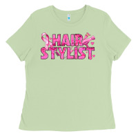 Matcha Breast Cancer hair stylist Ladies Tee - texasbilliewilder
