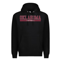 Black Oklahoma Softball Premium Hoodie - longCreatives