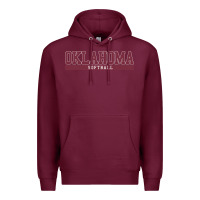 Burgundy Oklahoma Softball Premium Hoodie - longCreatives