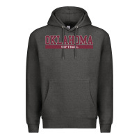 Charcoal Heather Oklahoma Softball Premium Hoodie - longCreatives