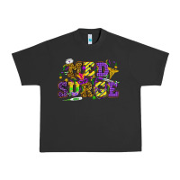 Pigment Black Mardi Gras Med Surge Urban Heavy Tee - HowdyJamesFarm