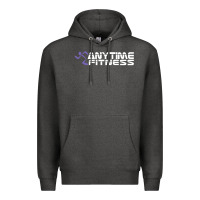 Charcoal Heather Anytimes Fitness Premium Hoodie - longCreatives