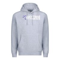 Heather Grey Anytimes Fitness Premium Hoodie - longCreatives