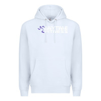 White Anytimes Fitness Premium Hoodie - longCreatives