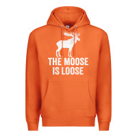 Carrot The Moose Is Loose Alaska Moose Premium Hoodie - longCreatives