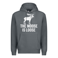 Rock The Moose Is Loose Alaska Moose Premium Hoodie - longCreatives