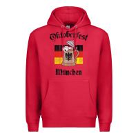 Cardinal Oktoberfest München German Flag Beer Stein Premium Hoodie - longCreatives