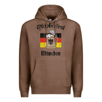 Chestnut Oktoberfest München German Flag Beer Stein Premium Hoodie - longCreatives