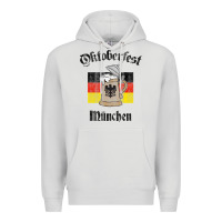 Dove Grey Oktoberfest München German Flag Beer Stein Premium Hoodie - longCreatives