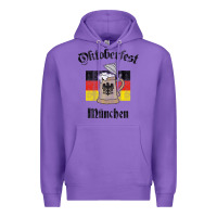 Purple Oktoberfest München German Flag Beer Stein Premium Hoodie - longCreatives