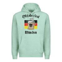 Seafoam Oktoberfest München German Flag Beer Stein Premium Hoodie - longCreatives