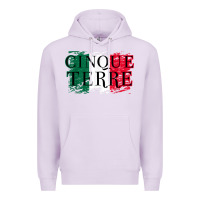 Lilac cinque terre italy travel distressed t shirt Premium Hoodie - longCreatives
