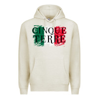 Oatmeal Heather cinque terre italy travel distressed t shirt Premium Hoodie - longCreatives