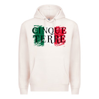 Pale Pink cinque terre italy travel distressed t shirt Premium Hoodie - longCreatives