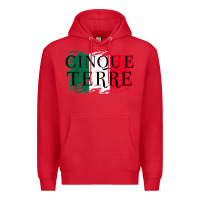 Red cinque terre italy travel distressed t shirt Premium Hoodie - longCreatives