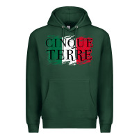 Sports Green cinque terre italy travel distressed t shirt Premium Hoodie - longCreatives