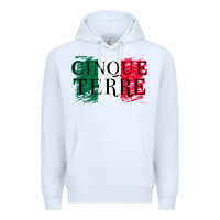 White cinque terre italy travel distressed t shirt Premium Hoodie - longCreatives