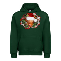Foreset Green christmas heifer Urban Hoodie - AdoDesignShop