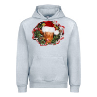 Heather Grey christmas heifer Urban Hoodie - AdoDesignShop