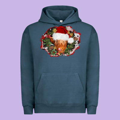 Christmas Heifer Urban Hoodie Designed By Adodesignshop
