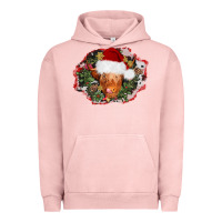 Pigment Salmon christmas heifer Urban Hoodie - AdoDesignShop
