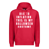 Cardinal due to inflation, this is my halloween costume pullover Premium Hoodie - longCreatives