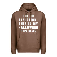 Chestnut due to inflation, this is my halloween costume pullover Premium Hoodie - longCreatives