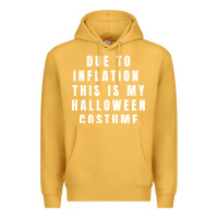 Mustard due to inflation, this is my halloween costume pullover Premium Hoodie - longCreatives